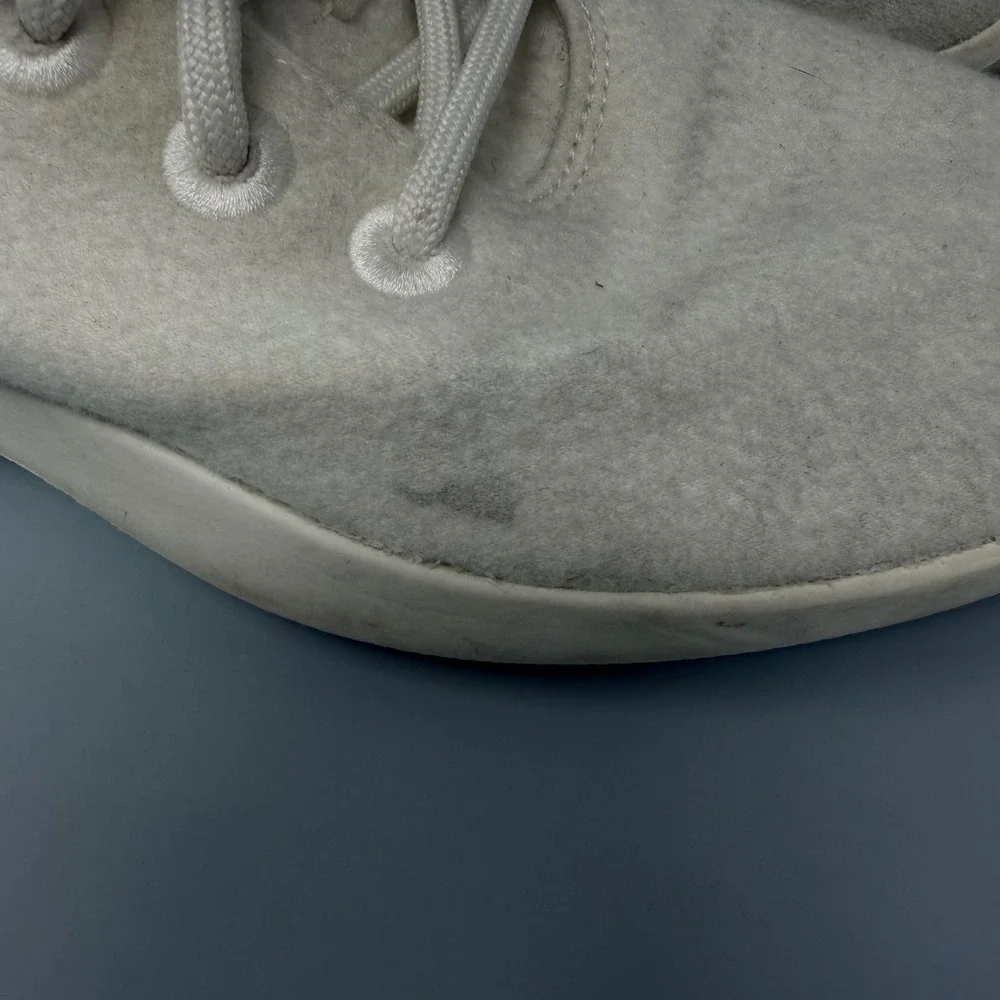Allbirds Mens Merino Wool Runners Cream White Sneakers Size US M8 0721‎ NV1